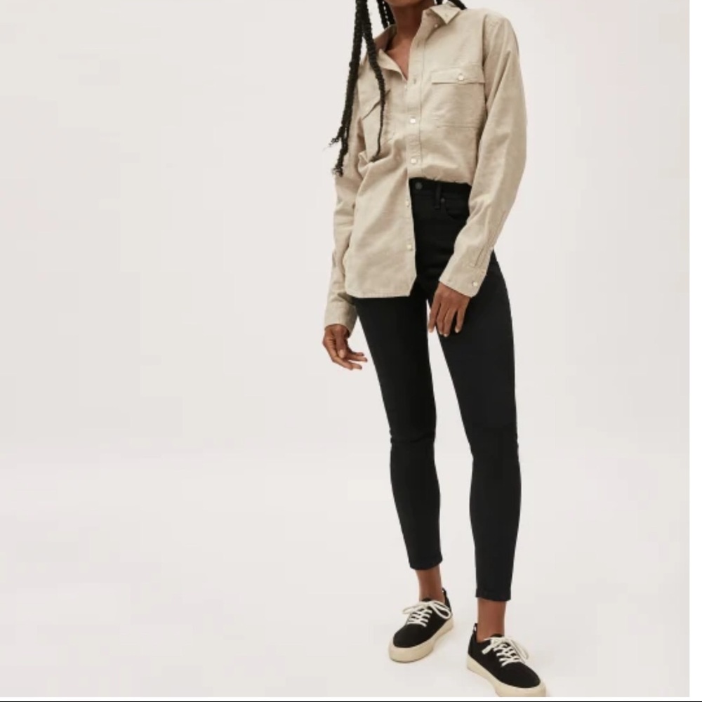 Everlane high waisted skinny jeans